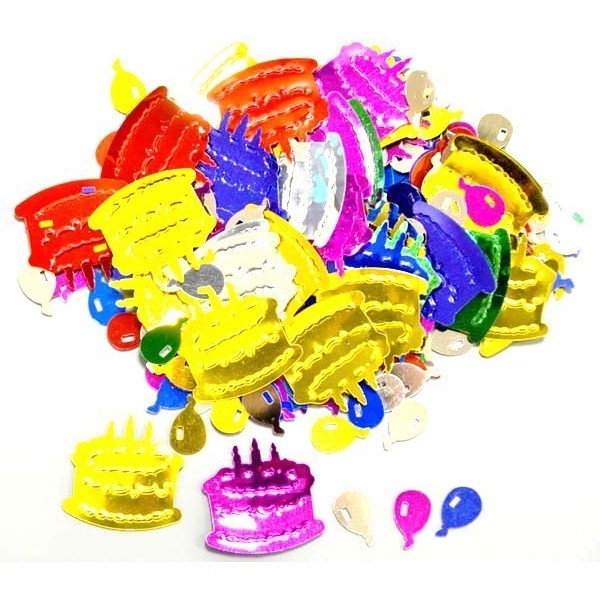 CONFETTI "BALLONS ET GATEAUX"