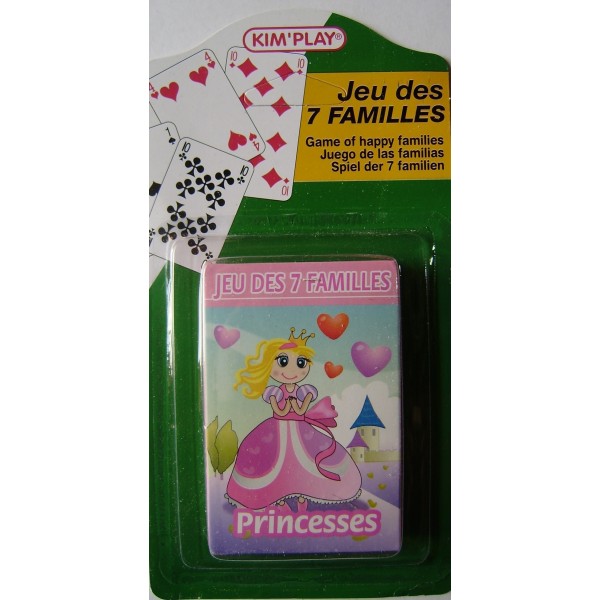 Jeu 7 familles Les princesses