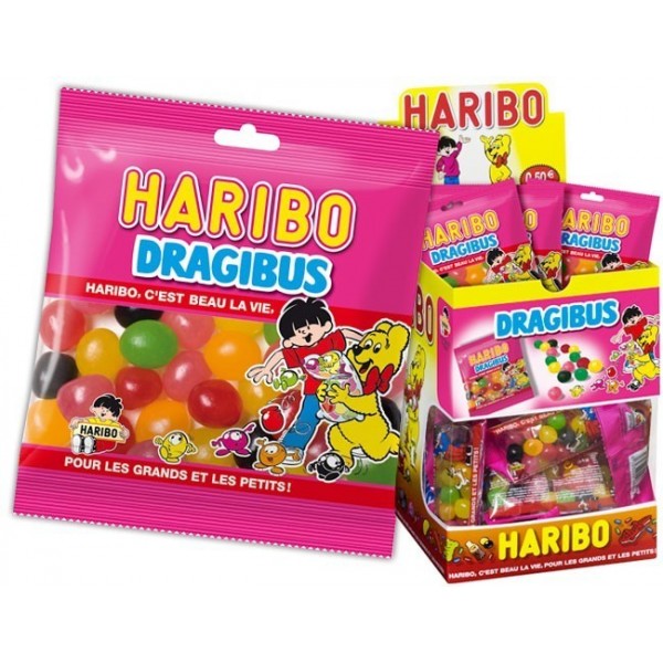 Bonbons dragibus mini sachet Haribo - 250g