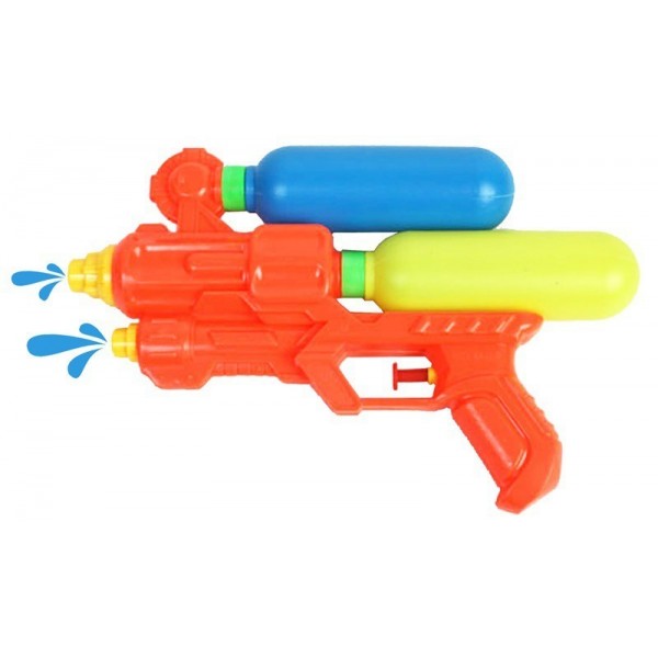 Pistolet à eau à réservoir - Double jets 16 cm – La picorette