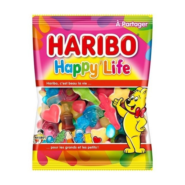 sachet de bonbons happy life haribo