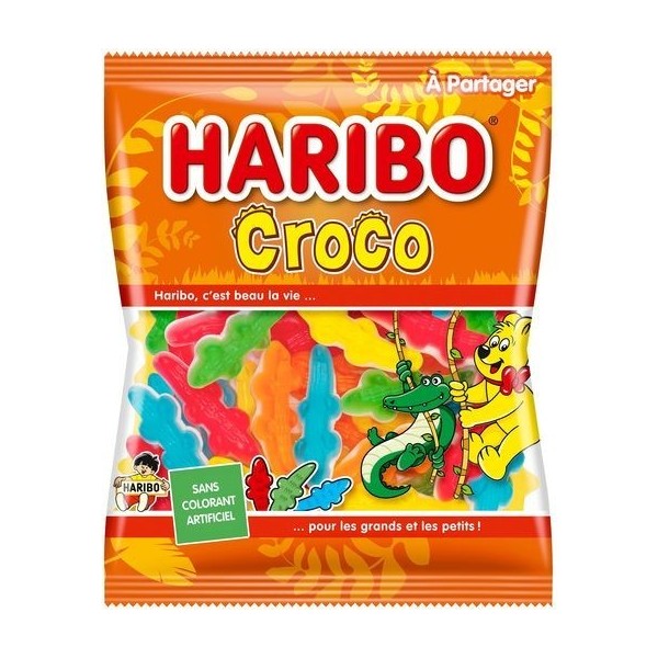 300 grs bonbons haribo croco