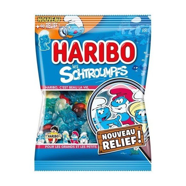 300 grs Haribo sachet schtroumpfs