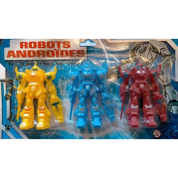 3 Robots Articulés Couleur