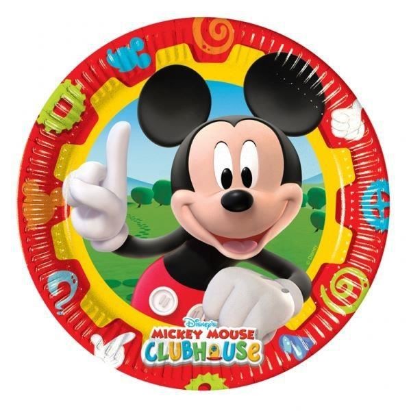 10 Assiettes Mickey Mouse Club House