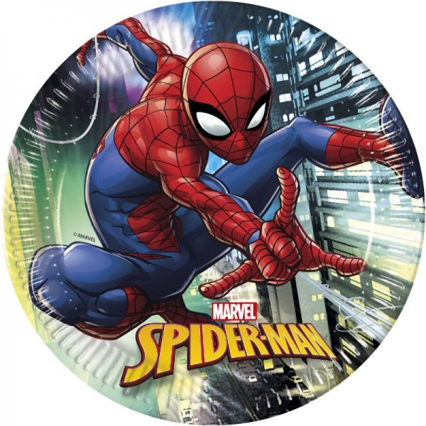 8 Assiettes Spiderman Marvel