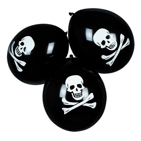 6 Ballons à gonfler Les pirates