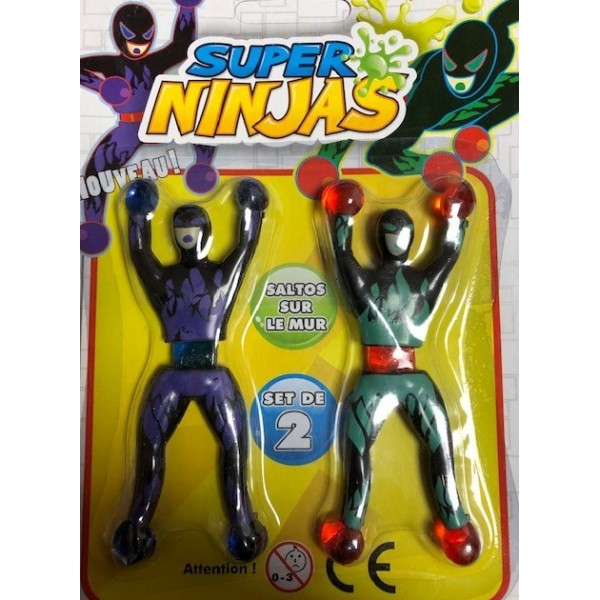 2 Bonhommes Ninjas Acrobates