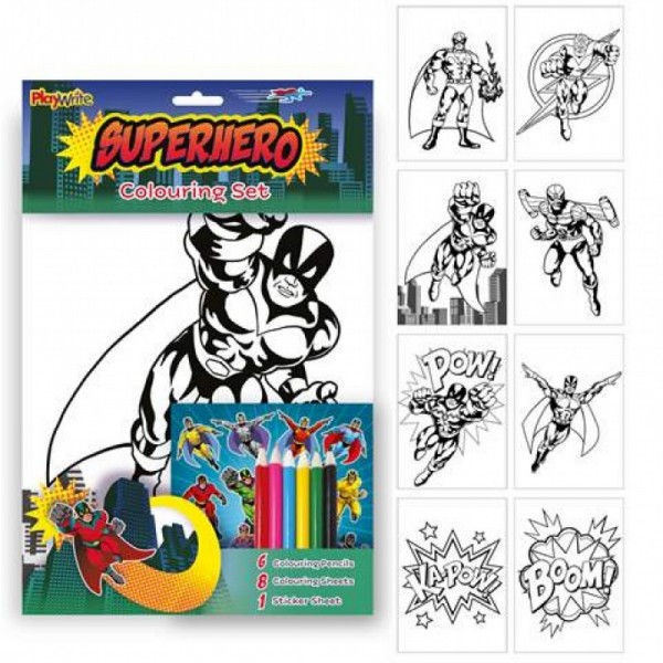 Coloriages de Super-Héros gratuits en ligne