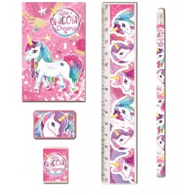 Moltby 134Pcs Kit Anniversaire Licorne Cadeau pour Fille - Licorne