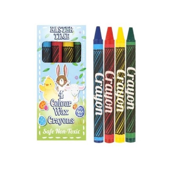 Boîte de 4 Crayons de cire Pâques